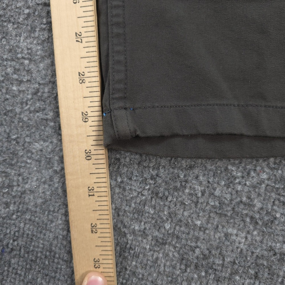 Mugsy Pants Mens 33x30 Brown Brooks Slim Stretch Chino Casual Everyday K6PNBG - Picture 9 of 12